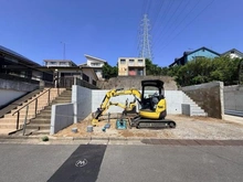 【神奈川県/横浜市戸塚区戸塚町】戸塚区戸塚町　新築戸建　A棟／全3棟 現地（建築前）：全3区画/左側
