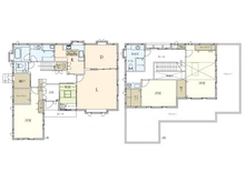 【神奈川県/横浜市戸塚区矢部町】横浜市戸塚区矢部町　戸建 間取り図