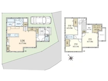 【大阪府/豊中市永楽荘】豊中市永楽荘一丁目　戸建 間取り図