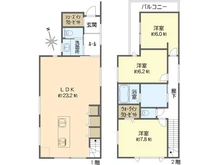 【大阪府/高槻市日吉台六番町】高槻市日吉台六番町　新築戸建1号地 間取り図
