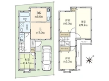 【兵庫県/神戸市中央区北野町】神戸市中央区北野町四丁目　中古戸建 間取り図