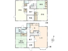 【大阪府/高槻市南平台】高槻市南平台五丁目　中古戸建 間取り図
