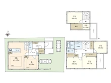 【兵庫県/尼崎市武庫之荘】尼崎市武庫之荘五丁目　中古戸建 間取り図