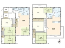 【兵庫県/西宮市北六甲台】西宮市北六甲台二丁目　中古戸建 間取り図