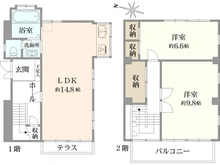 【神奈川県/横浜市保土ケ谷区初音ケ丘】保土ケ谷区初音ケ丘　中古戸建 間取り図
