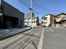 【東京都/世田谷区上馬】世田谷区上馬5丁目I期　新築戸建て 前面道路