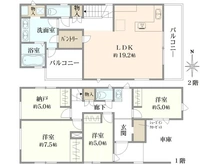 【東京都/世田谷区上馬】世田谷区上馬5丁目I期　新築戸建て 間取り図