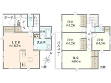 【神奈川県/横浜市緑区三保町】横浜市緑区三保町第20　新築戸建て　2号棟 間取り図