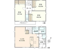 【神奈川県/横浜市緑区三保町】横浜市緑区三保町第20　新築戸建て　3号棟 間取り図