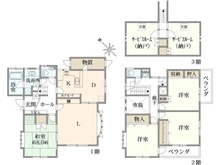 【神奈川県/横浜市青葉区柿の木台】青葉区柿の木台　中古戸建 間取り図