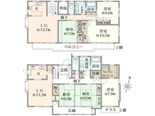 【神奈川県/横浜市青葉区つつじが丘】青葉区つつじが丘　中古戸建 間取り図