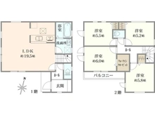 【神奈川県/相模原市南区旭町】相模原市南区旭町2期　新築戸建て 間取り図