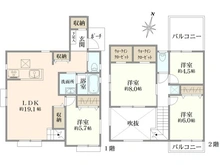 【神奈川県/横浜市緑区東本郷】横浜市緑区東本郷1丁目　中古戸建 間取り図