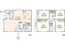 【東京都/町田市玉川学園】町田市玉川学園6期　新築戸建て1号棟 間取り図