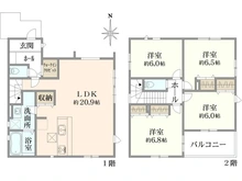 【神奈川県/大和市福田】大和市福田5丁目　新築戸建　4号棟 間取り図
