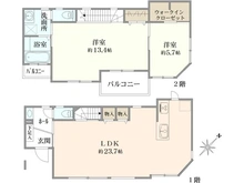 【神奈川県/横浜市青葉区奈良町】青葉区奈良町　中古戸建 間取り図