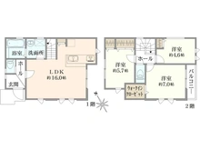 【神奈川県/横浜市青葉区荏田町】青葉区荏田町3期　1号棟 間取り図