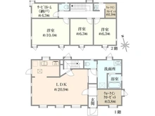 【神奈川県/横浜市青葉区大場町】青葉区大場町　中古戸建て 間取り図