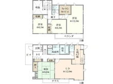 【神奈川県/横浜市青葉区奈良】青葉区奈良2丁目　中古戸建 間取り図