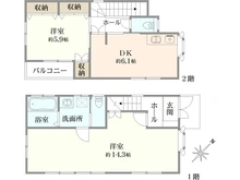 【神奈川県/藤沢市鵠沼花沢町】藤沢市鵠沼花沢町　中古戸建 間取り図