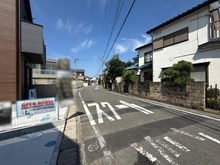 【神奈川県/相模原市南区上鶴間】相模原市南区上鶴間13期　新築戸建て1号棟 前面道路