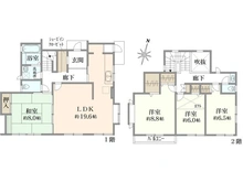 【神奈川県/横浜市青葉区桂台】青葉区桂台1丁目　中古戸建て 間取り図