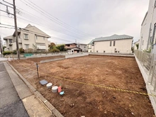 【神奈川県/横浜市港北区下田町】港北区下田町　新築戸建　A号棟 現地（建築前）：全3棟　A区画