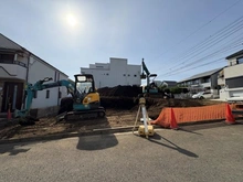 【神奈川県/横浜市港北区下田町】港北区下田町　新築戸建　B号棟 現地（建築前）：全3棟