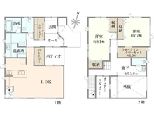 【神奈川県/横浜市青葉区青葉台】青葉区青葉台1丁目　中古戸建 間取り図