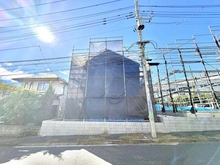 【神奈川県/横浜市都筑区二の丸】横浜市都筑区二の丸　新築戸建　2号棟 建築中の外観：【全2棟】