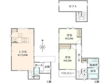 【神奈川県/横浜市青葉区元石川町】青葉区元石川町　新築戸建 間取り図