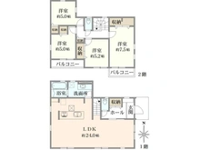 【神奈川県/横浜市青葉区すみよし台】青葉区すみよし台　新築戸建て 間取り図