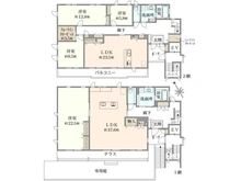 【神奈川県/横浜市港北区日吉本町】港北区日吉本町5丁目　中古戸建 間取り図