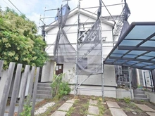 【神奈川県/横浜市青葉区美しが丘】青葉区美しが丘3丁目　中古戸建 外観：内外装リフォーム中（2026年12月末完成予定）