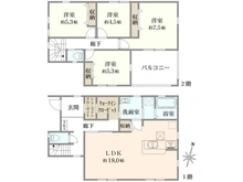 【神奈川県/大和市西鶴間】西鶴間7丁目　新築戸建て　4号棟 間取り図