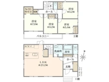 【神奈川県/横浜市青葉区大場町】青葉区大場町2期 新築戸建て 間取り図