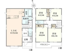 【東京都/町田市南大谷】南大谷1丁目　新築戸建　C号棟 間取り図