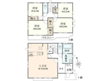 【東京都/町田市南大谷】南大谷1丁目　新築戸建　I 号棟 間取り図