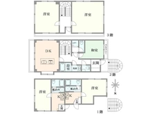 【東京都/新宿区上落合】新宿区上落合三丁目賃貸併用住宅 間取り図