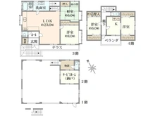 【千葉県/市川市大和田】市川市大和田五丁目　中古戸建 間取り図
