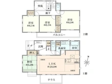 【千葉県/市川市柏井町】市川市柏井町三丁目　中古戸建 間取り図