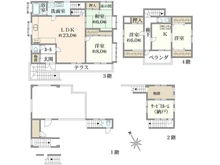 【千葉県/市川市大和田】市川市大和田五丁目　中古戸建 間取り図