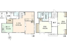 【千葉県/市川市曽谷】市川市曽谷1丁目　中古戸建 間取り図
