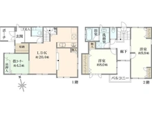 【千葉県/市川市曽谷】市川市曽谷1丁目　中古戸建 間取り図