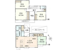 【千葉県/市川市東菅野】市川市東菅野三丁目　中古戸建 間取り図