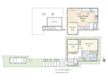 【東京都/目黒区南】目黒区南3丁目　中古戸建 間取り図