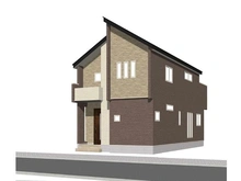 【東京都/東久留米市中央町】東久留米市中央町四丁目　新築戸建て　全4棟　3号棟 完成予想図：図面を基に描き起したもので、実際とは多少異なる場合があります。