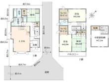 【東京都/板橋区成増】板橋区成増3丁目　中古戸建 間取り図