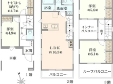 【埼玉県/朝霞市本町】朝霞市本町2丁目　新築戸建　A号棟 間取り図