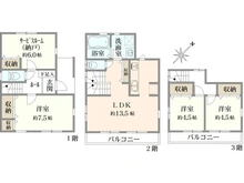 【東京都/板橋区徳丸】板橋区徳丸4丁目　中古戸建 間取り図